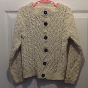 Cable knit sweater